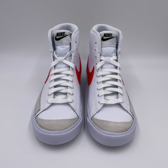 Nike Blazer Mid ' 77 White / Red Womens Shoes - Picture 3 of 8